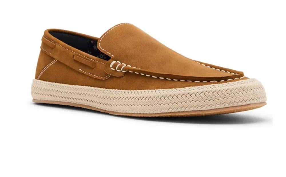 Madden MMILLION Shoes Men's Size 9 Cognac Suede Slip On Loafers New Box